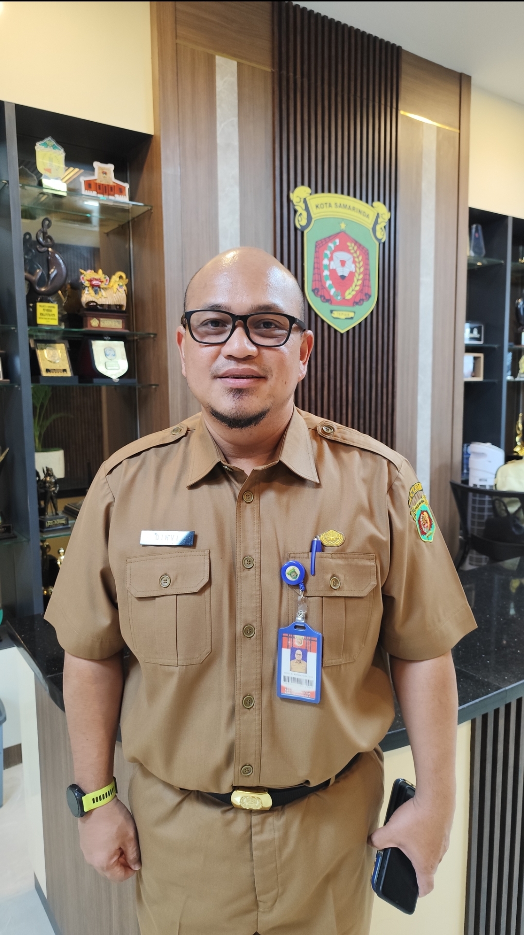 Kepala Bagian Protokol dan Komunikasi Pimpinan Setkot Samarinda Dinvi Kurniadi.