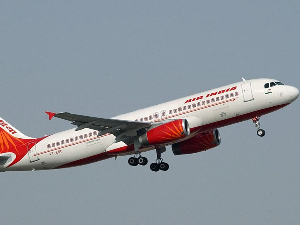 Ilustrasi pesawat Air India.