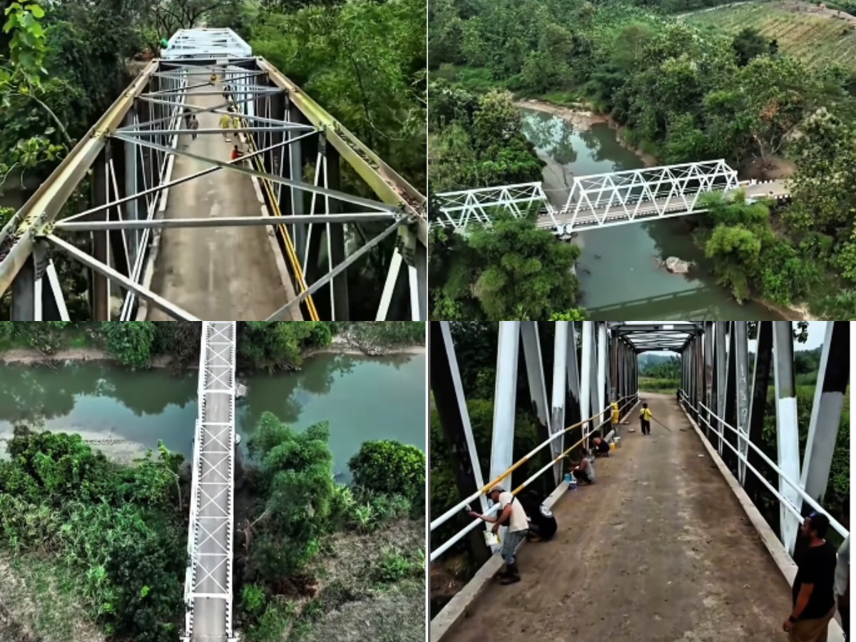Jembatan Cirebon yang menjadi perbatasan Jabar dan Jateng.