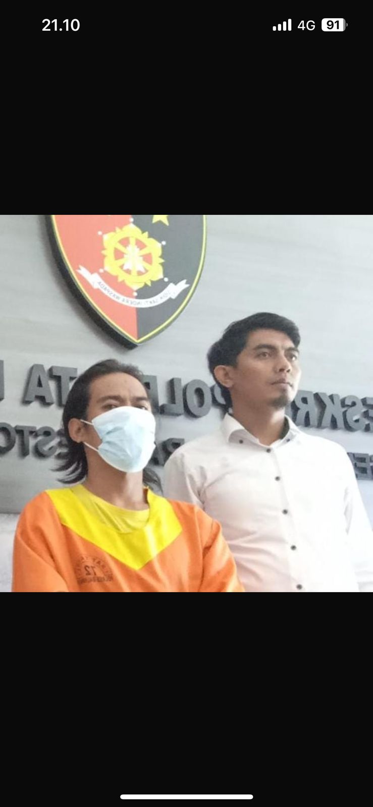 BIKIN RESAH: Tersangka diamankan karena diduga melakukan aksi premanisme.