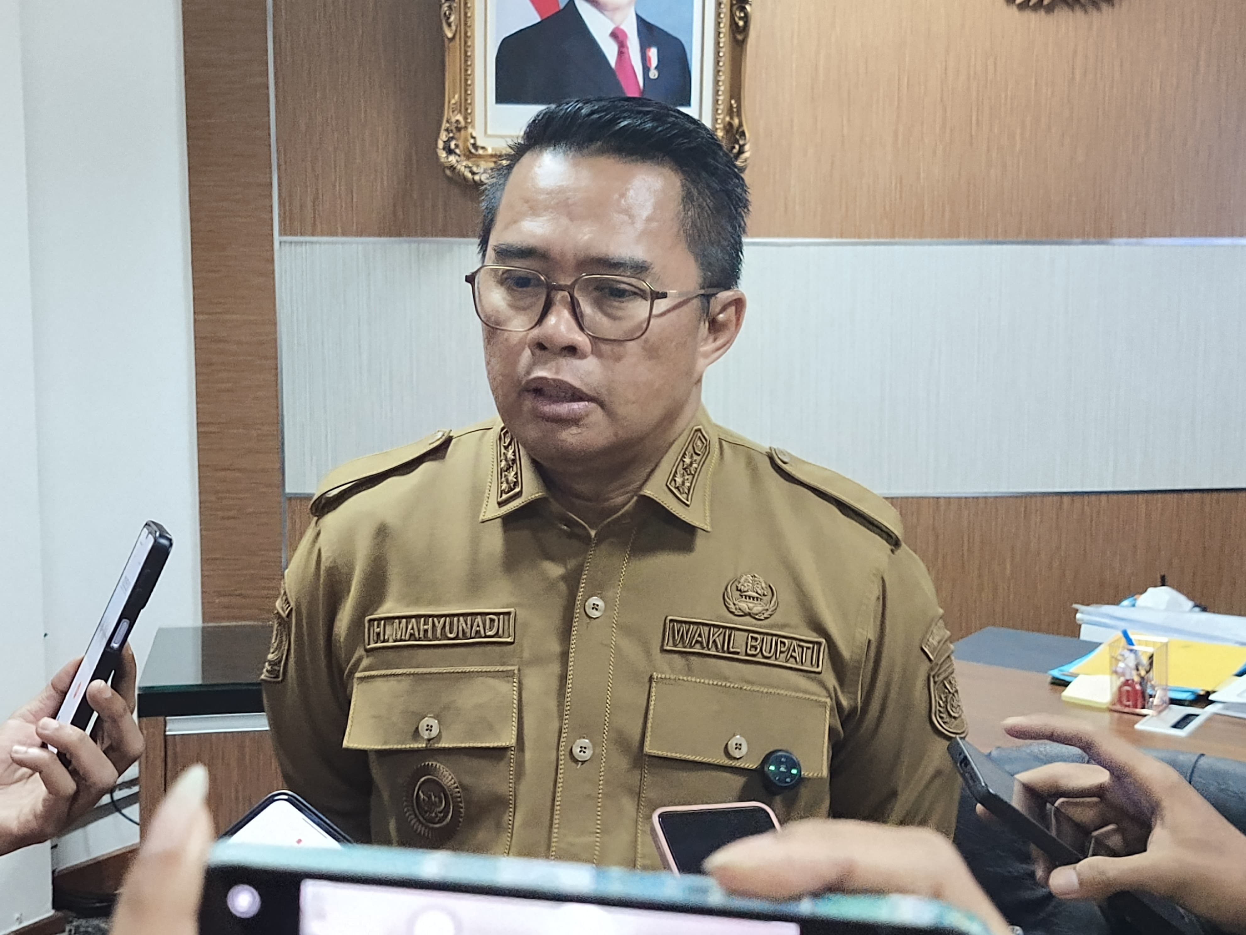 Wakil Bupati Kutim, Mahyunadi.