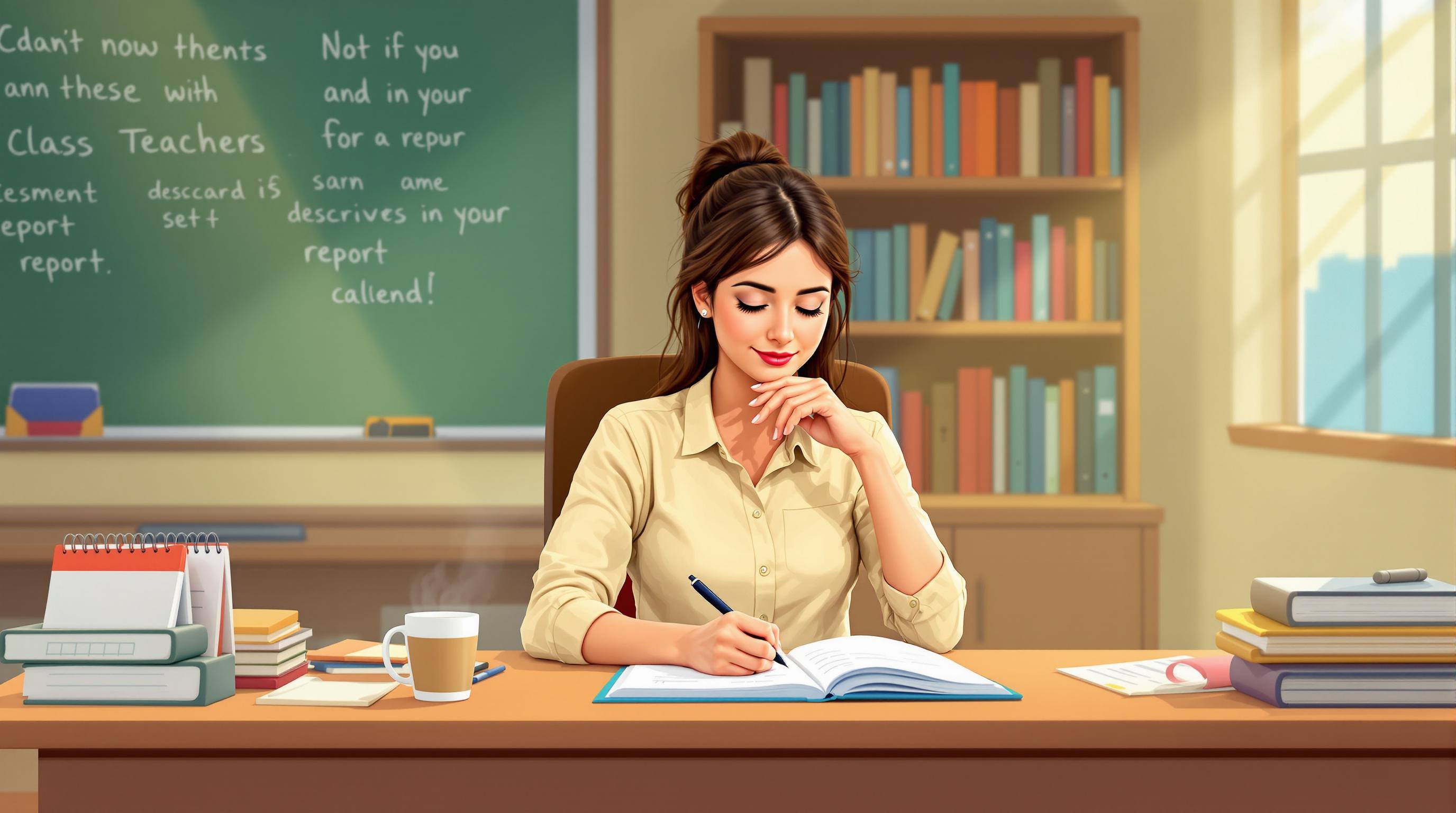 Ilustrasi. Catatan wali kelas bukan sekadar formalitas. Pesannya memotivasi, menyentuh, dan bisa tertanam di hati siswa seumur hidup.