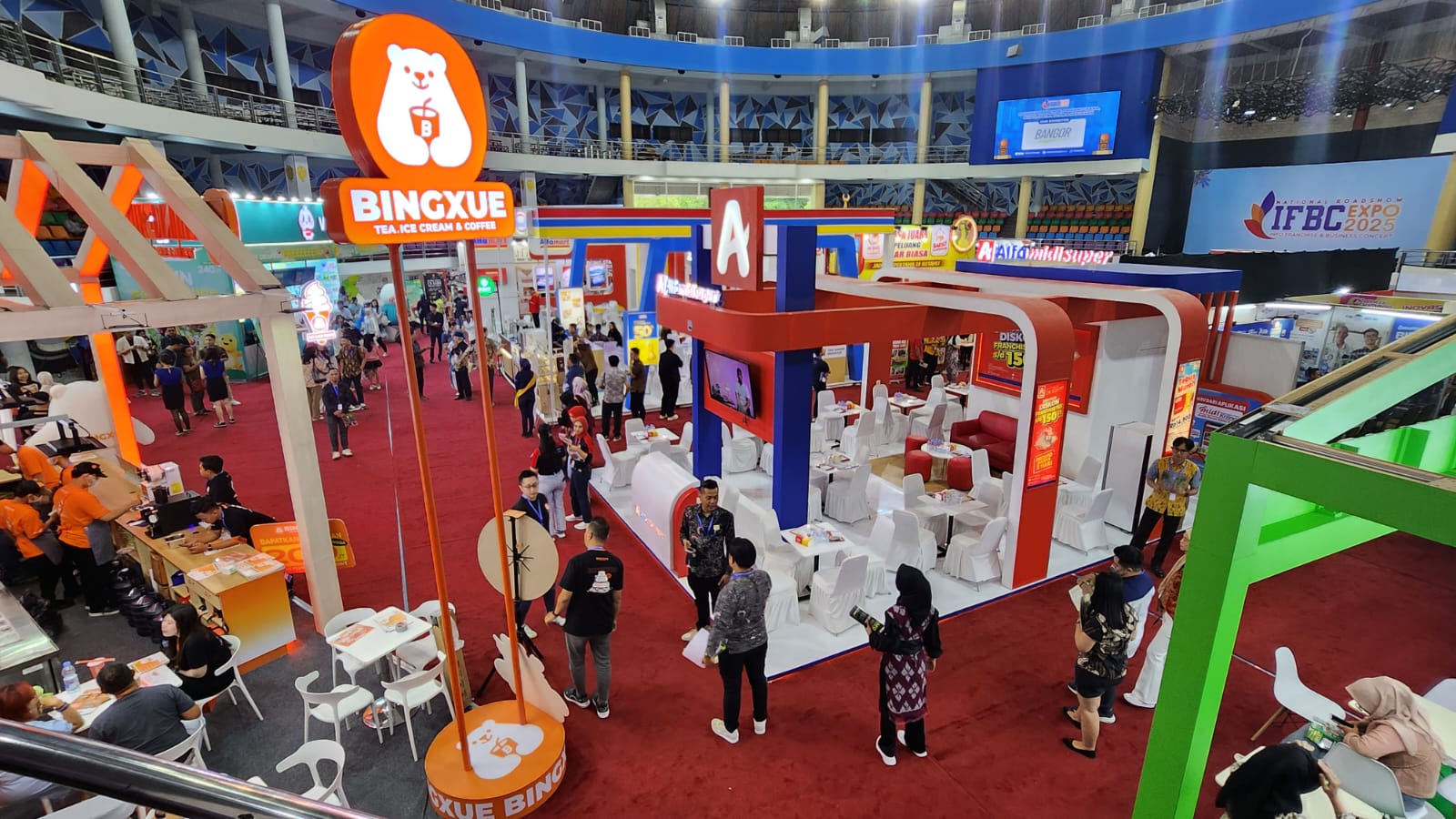 TERBUKA UNTUK UMUM: Terbuka bagi umum, ada lebih dari 67 brand hadir meramaikan IFBC 2025.
