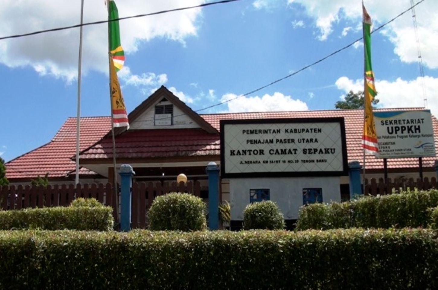 Kantor Camat Sepaku, Penajam Paser Utara.
