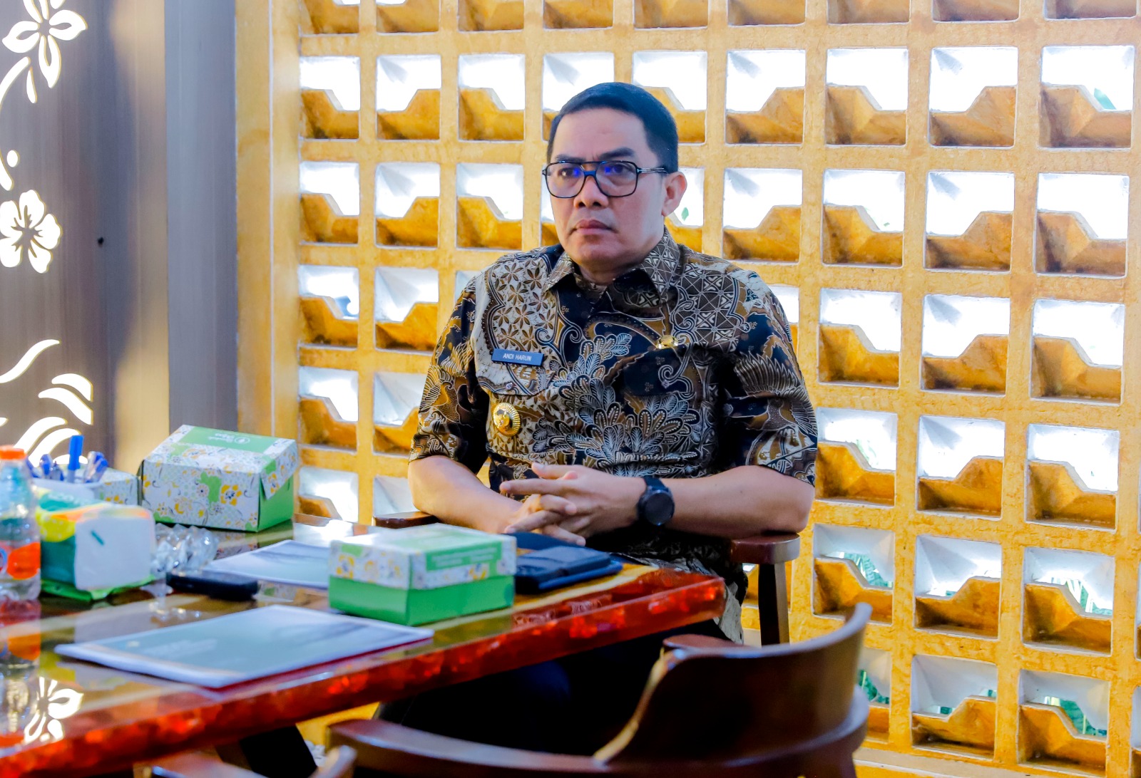 MENUJU: Wali Kota Samarinda Andi Harun memaparkan rencana transformasi kawasan perkotaan melalui program Integrated City Planning for Better Design (ICP-BD).