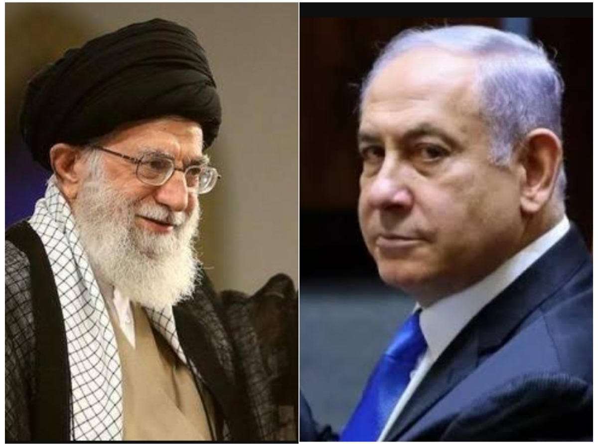 Pemimpin Tertinggi Iran, Ayatollah Ali Khamenei dan Perdana Menteri Israel Benjamin Netanyahu. (FOTO: IST)