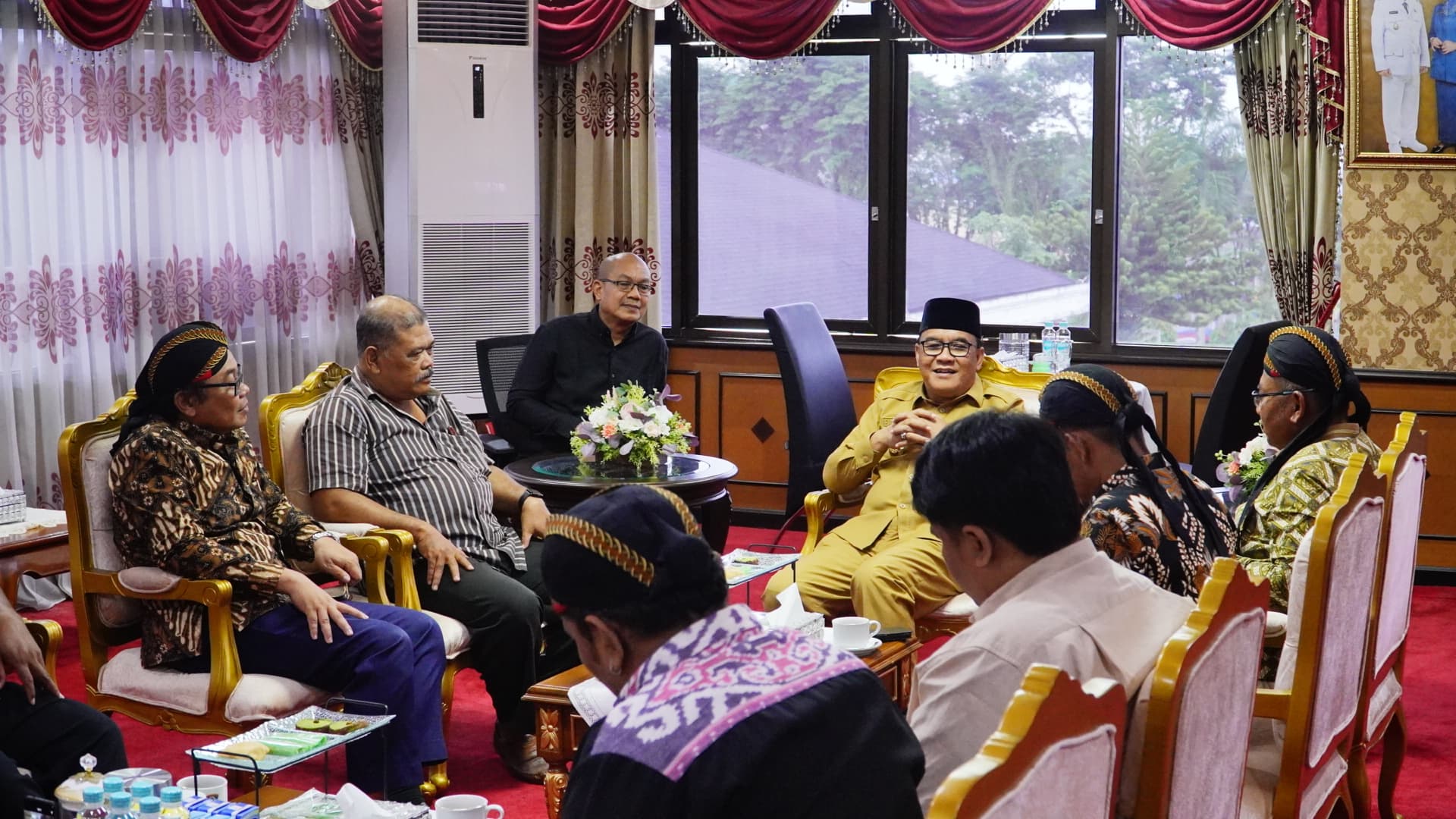 SILATURAHMI: Pengurus Paguyuban Demak Kalijogo Balikpapan lakukan audiensi dengan Wakil Wali Kota Balikpapan Bagus Susetyo.