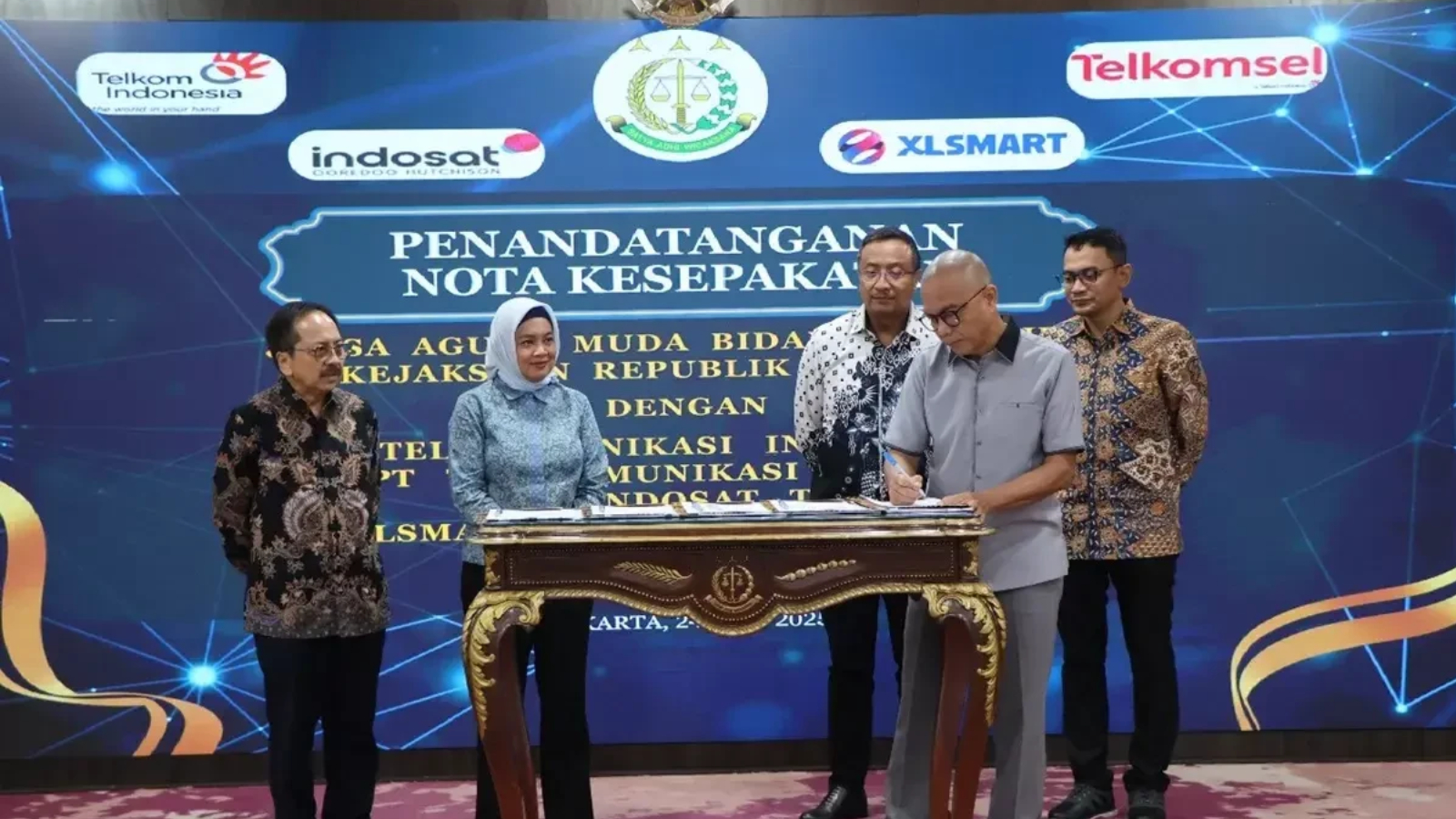 Kejaksaan Agung Republik Indonesia (Kejagung RI) menjalin kerja sama strategis dengan empat perusahaan penyedia layanan telekomunikasi.