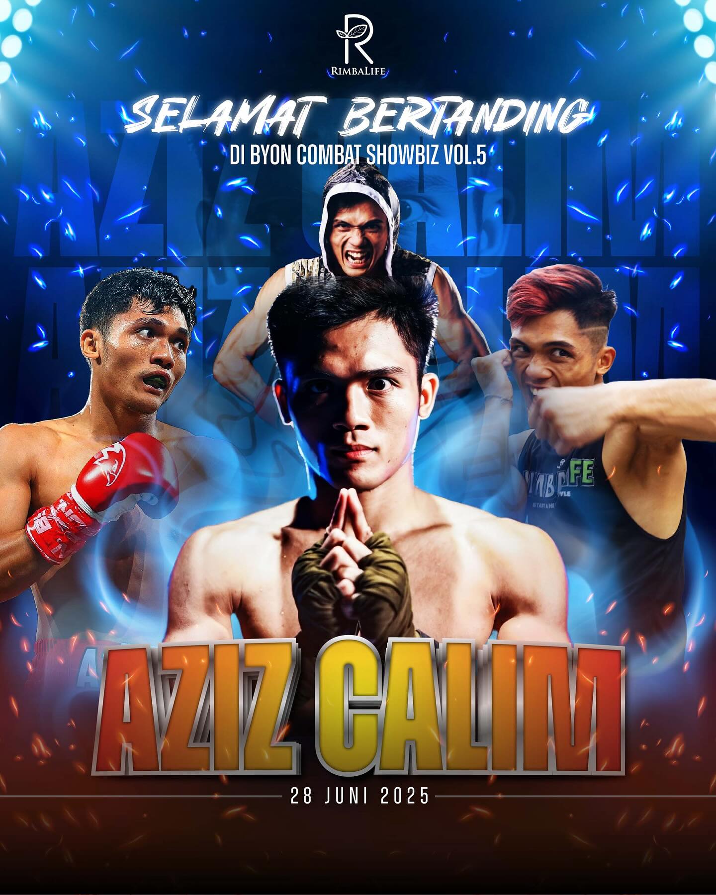 CRAUSER: Siapa Aziz Calim? Penantang Kkajhe di Byon Combat malam ini, Sambtu, 28 Juni 2025.