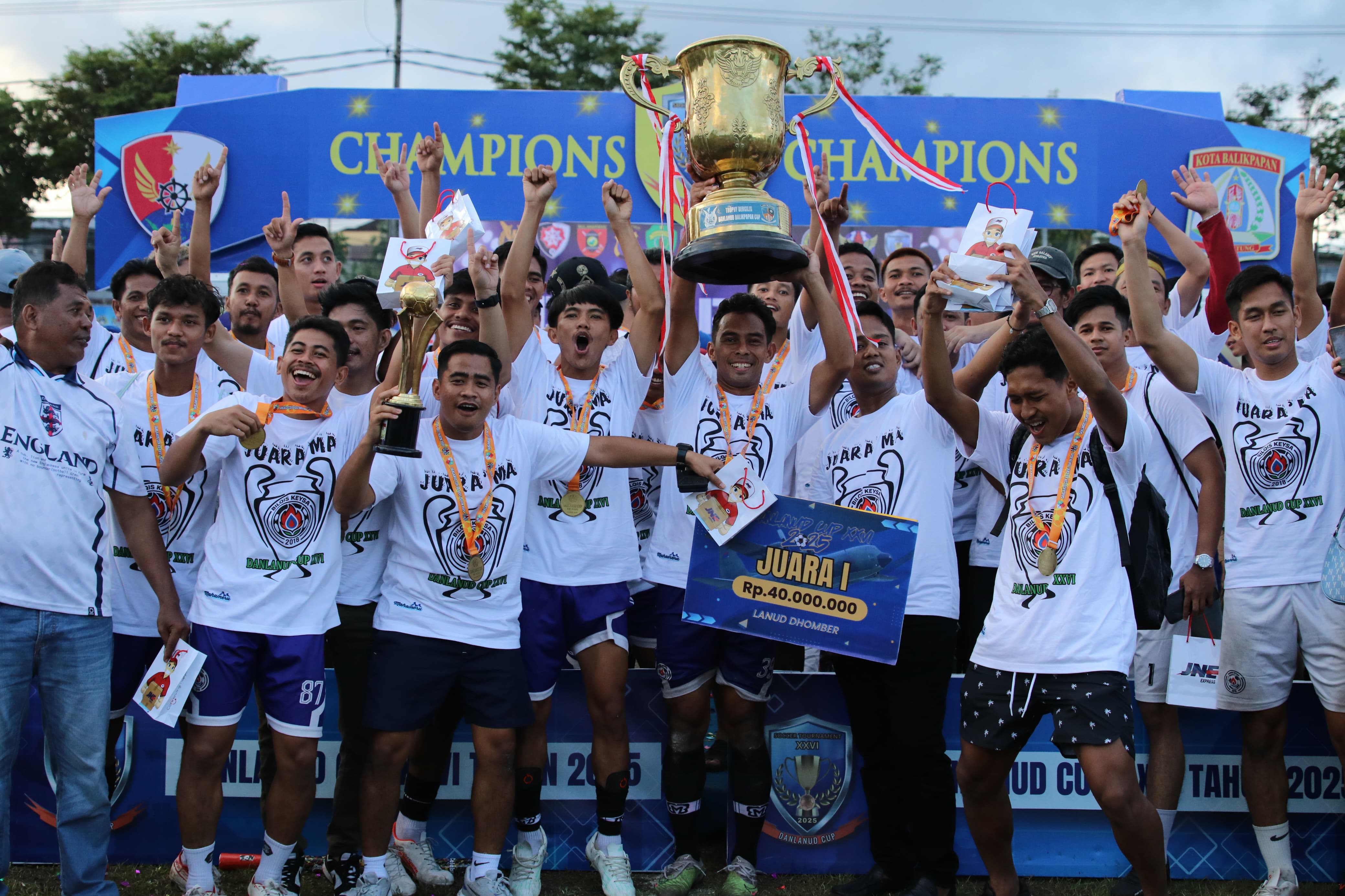 Bilqis Keysa FC sukses membawa pulang piala bergilir Danlanud Cup XXVI 2025.