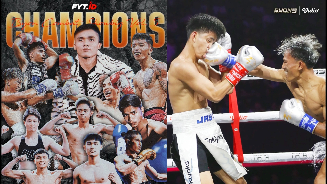 CHAMPIONS: Hasil lengkap Byon Combat 5, Sabtu, 28 Juni 2025.