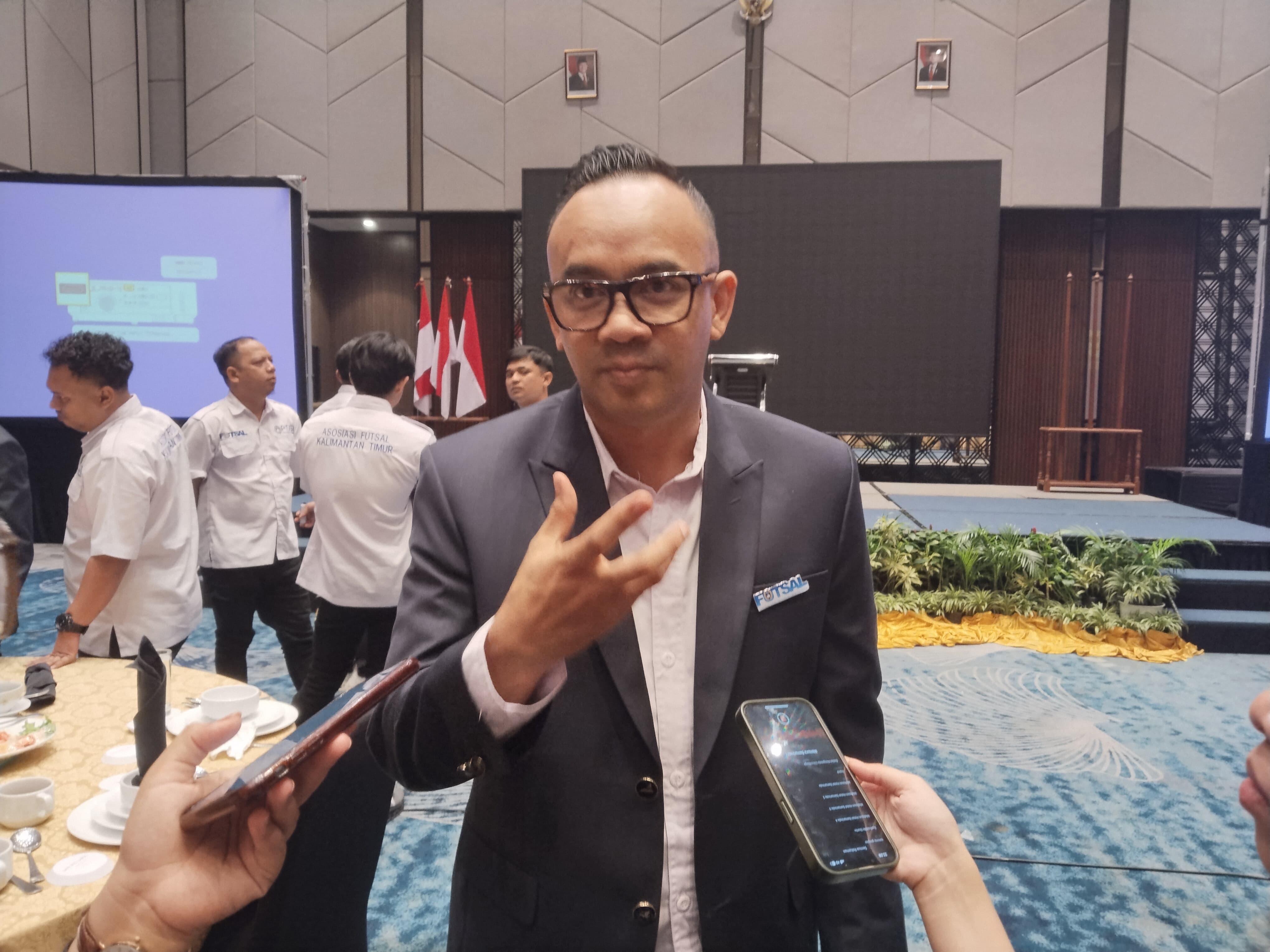 Ketua Asosiasi Futsal Provinsi Kaltim Adnan Faridhan.