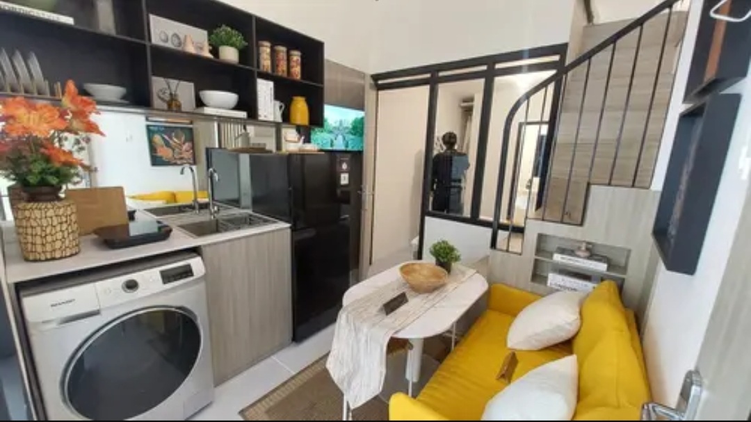 Desain interio rumah subsidi ukuran 18 meter persegi yang diusulkan pemerintah untuk dibangun.