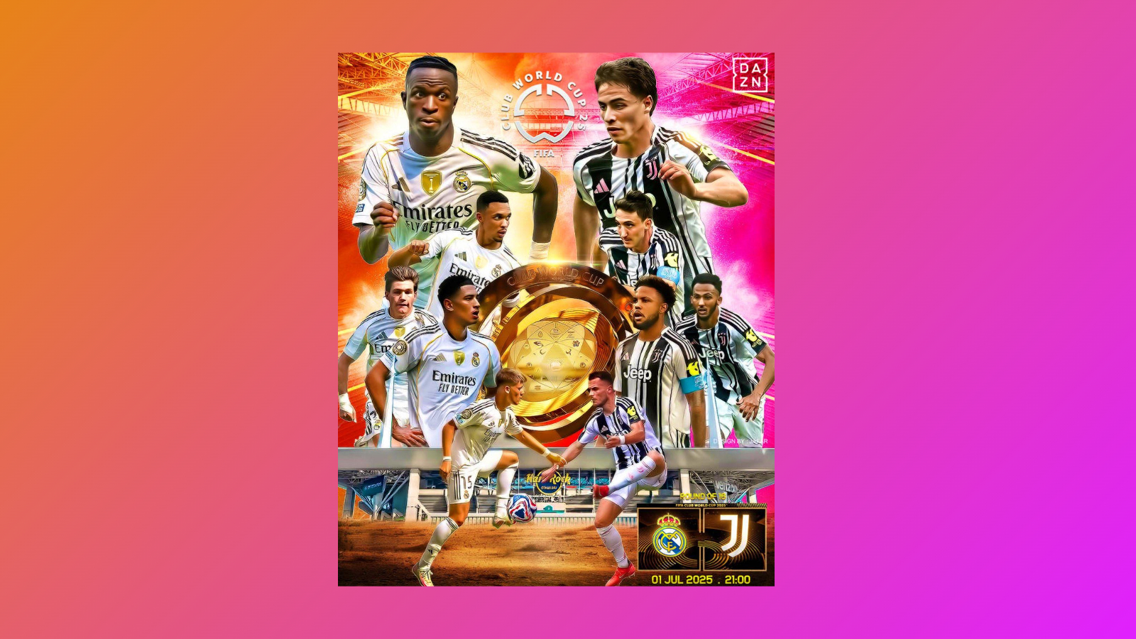 SENGIT: Saksikan rival raksasa Eropa di link live streaming Real Madrid vs Juventus dini hari, Rabu, 2 Juli 2025.