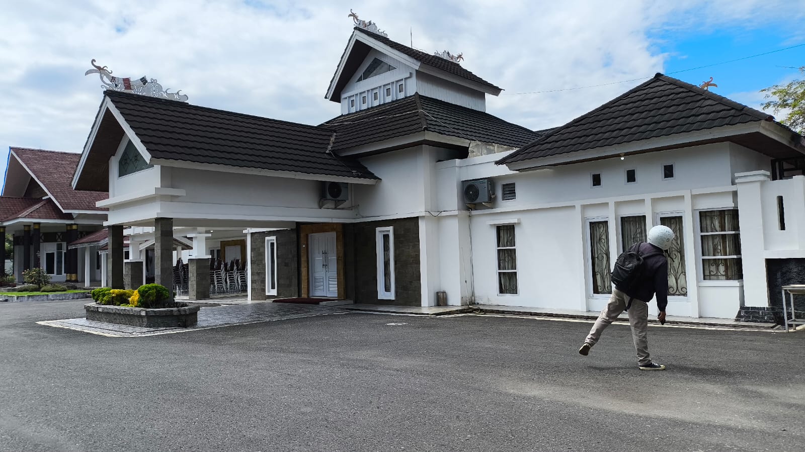 DIUBAH: Rujab Wali Kota dan Wakil Wali Kota Bontang bakal dibongkar. Lahannya direncanakan dibangun RTH atau hotel.