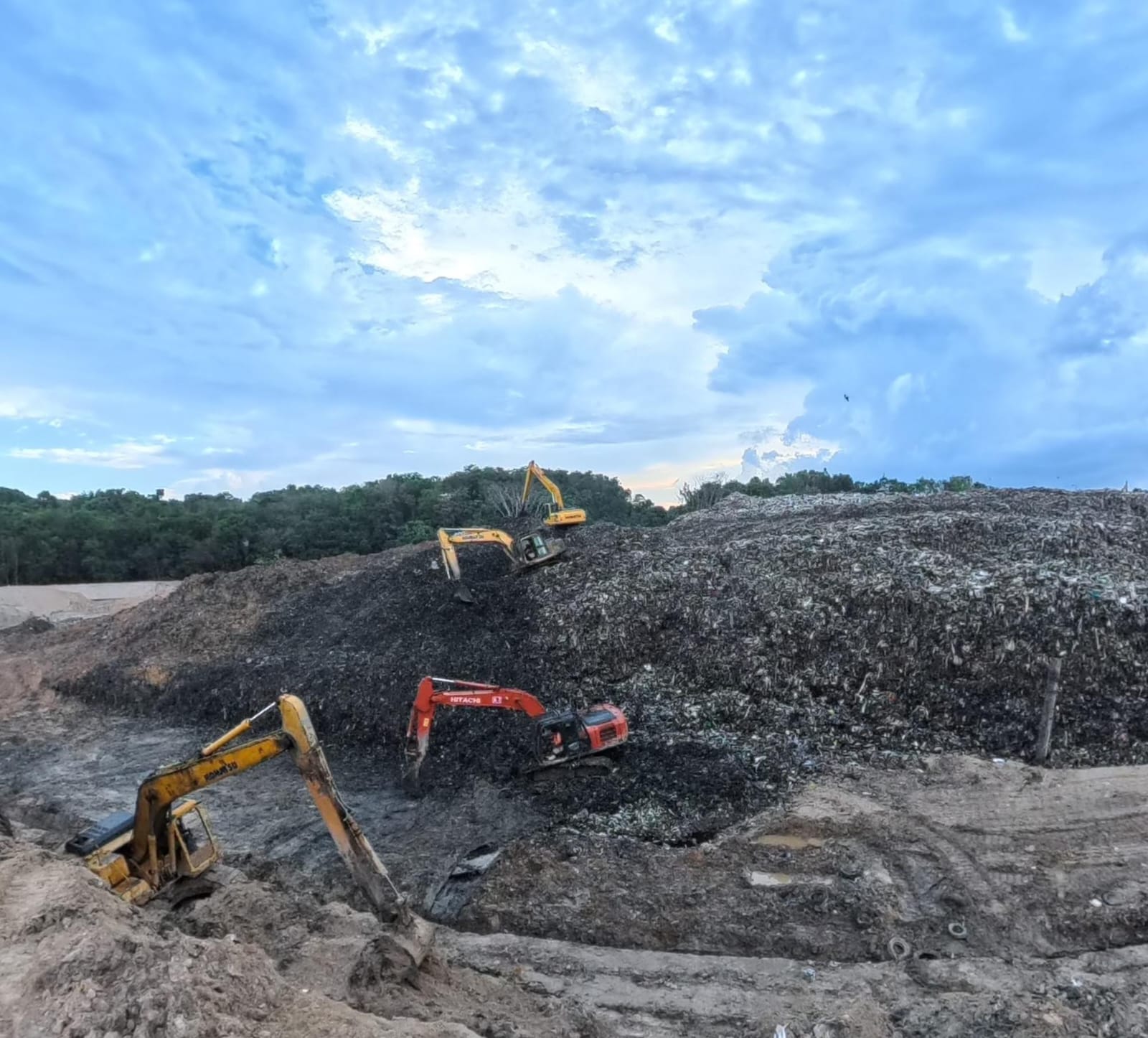 TPA Sambutan di Kota Samarinda. Pengelolaan sampah di Kota Samarinda mendapat atensi Kementerian Lingkungan Hidup. (RAMA/KP)