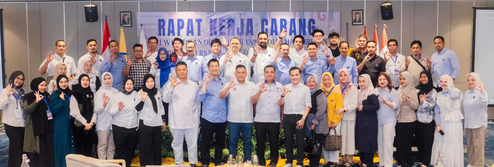 SUKSES: DPC Hiswana Migas Samarinda menggelar rakercab sebagai bagian dari amanat organisasi.