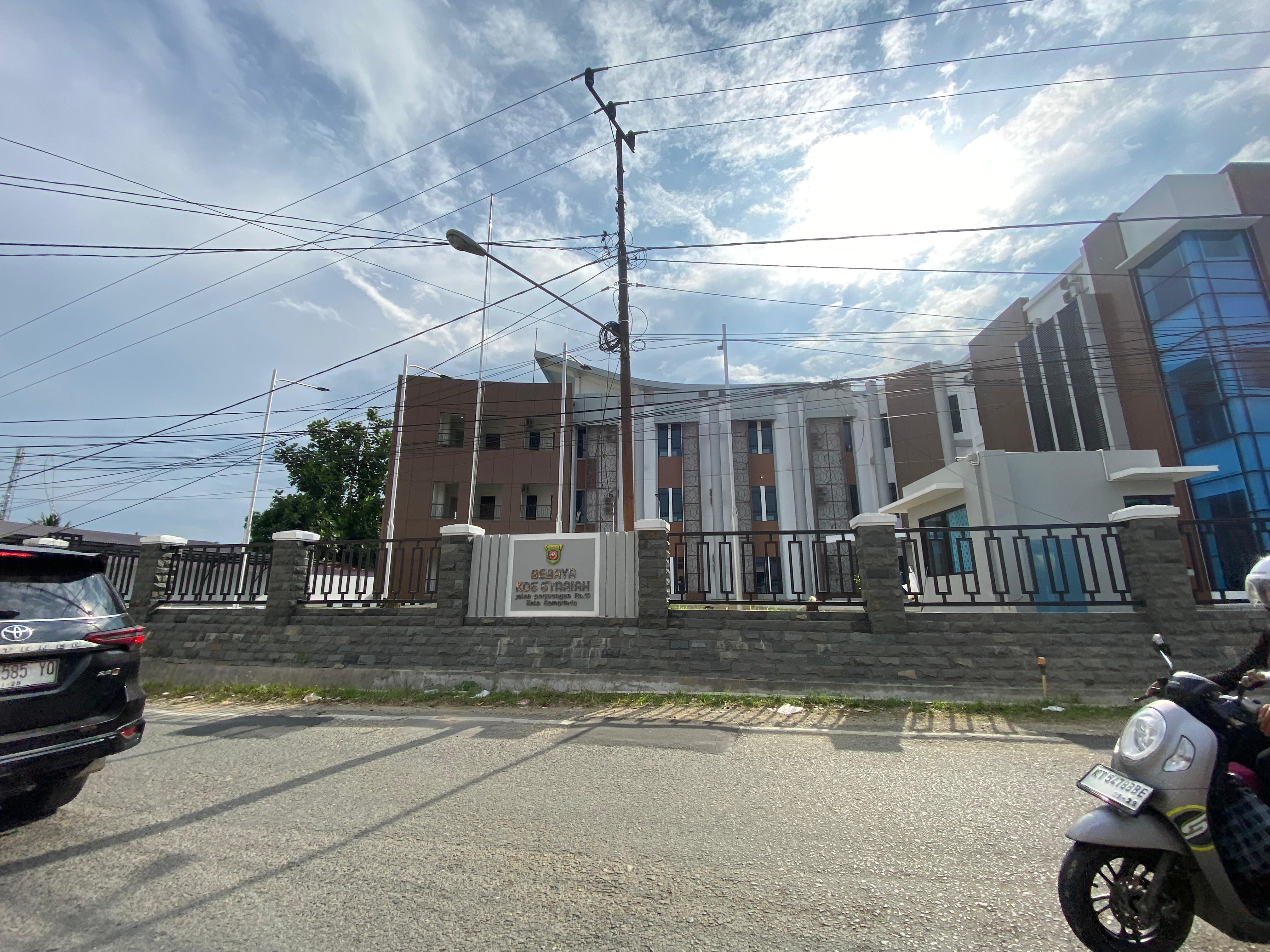 SIAP PAKAI: Gedung eks DPPKB kini bersalin menjadi Bebaya Kost Syariah di Jalan Perjuangan Kelurahan Sempaja Selatan, telah selesai dibangun.