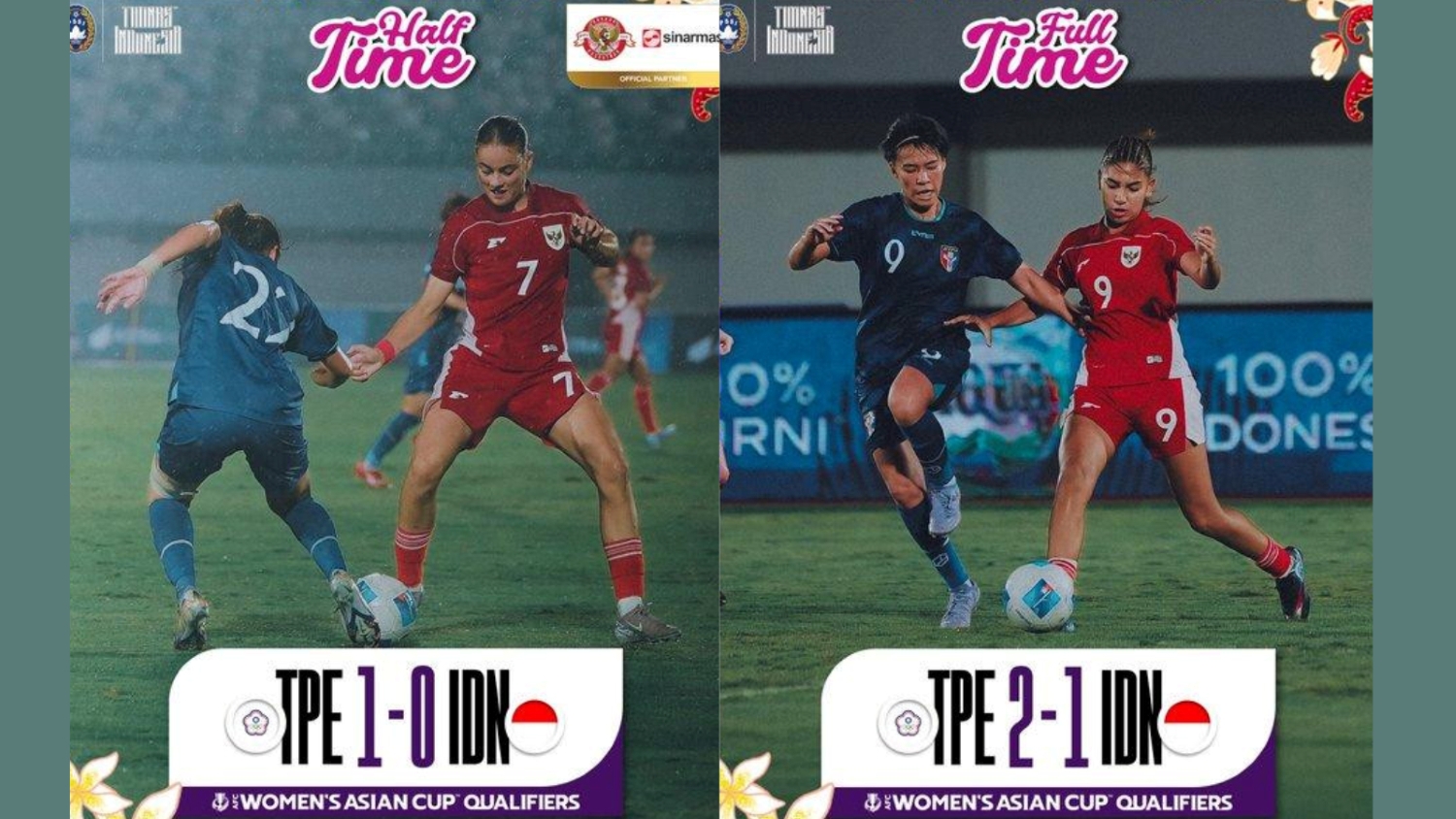 GAGAL: Hasil Indonesia vs China Taipei berakhir mengecewakan, Sabtu, 5 Juli 2025.