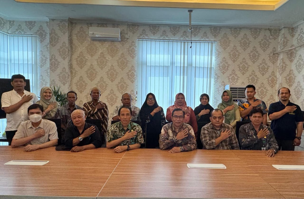 Disdikbud Samarinda dan sejumlah pihak selepas rapat perbaikan pengusulan Warisan Budaya tak Benda daerah, Jumat (4/7/2025).