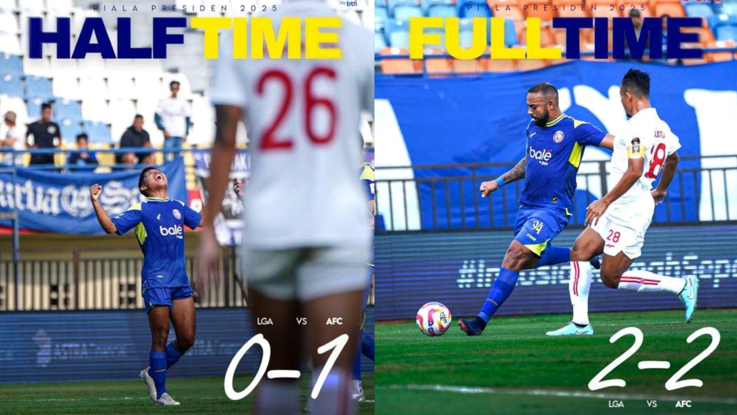 Hasil Piala Presiden 2025 antara Arema FC vs Indonesia All Star sore ini, 8 Juli 2025.