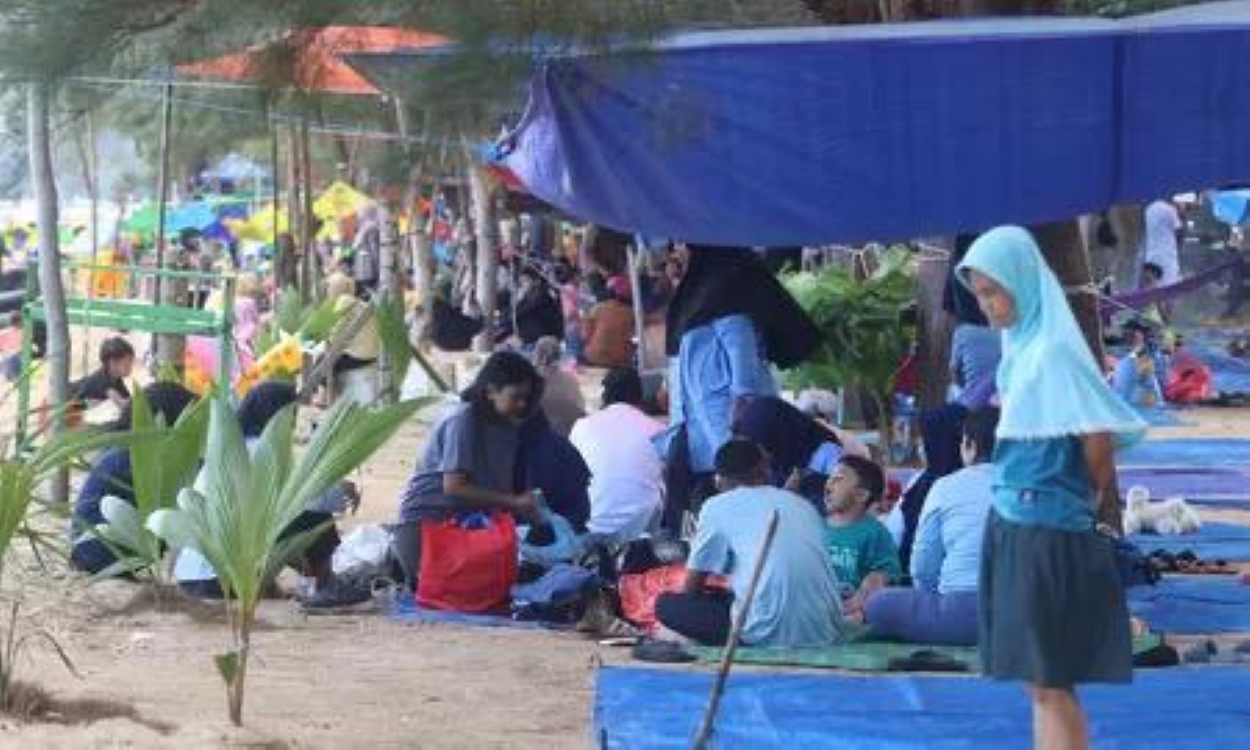 POS PENGADUAN: Disparpora Balikpapan tanggapi keluhan pengunjung soal penyewaan terpal.