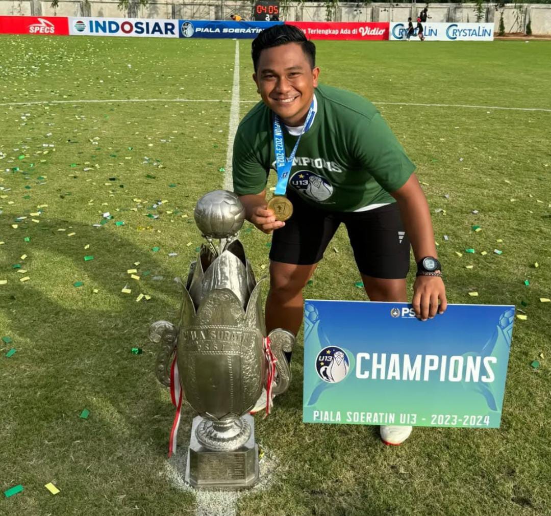 Yehezkiel Bungarif Mustafa pelatih muda asal Kutim resmi masuk dalam tim pelatih Persikutim United (Tangkapan layar Instagram @yehezkiel_bunga)