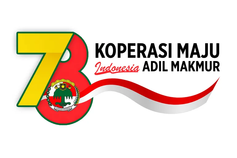 Logo Hari Koperasi Nasional 2025.
