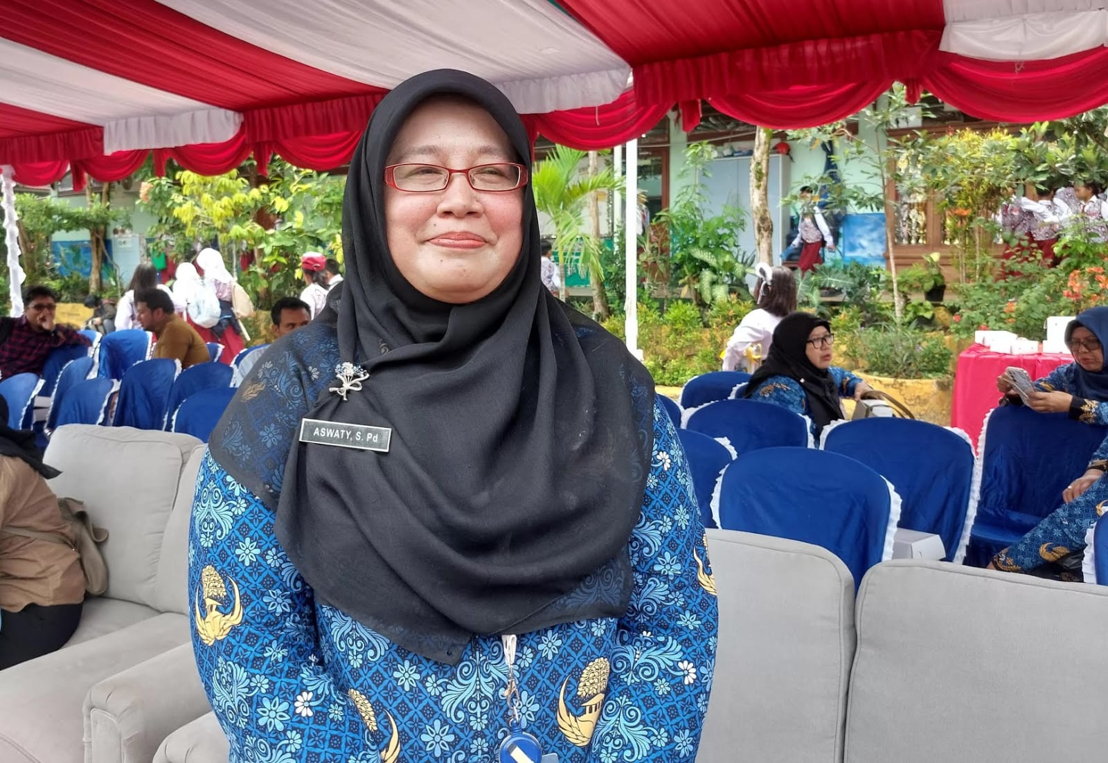 Kepala SD 015 Balikpapan Selatan Aswaty