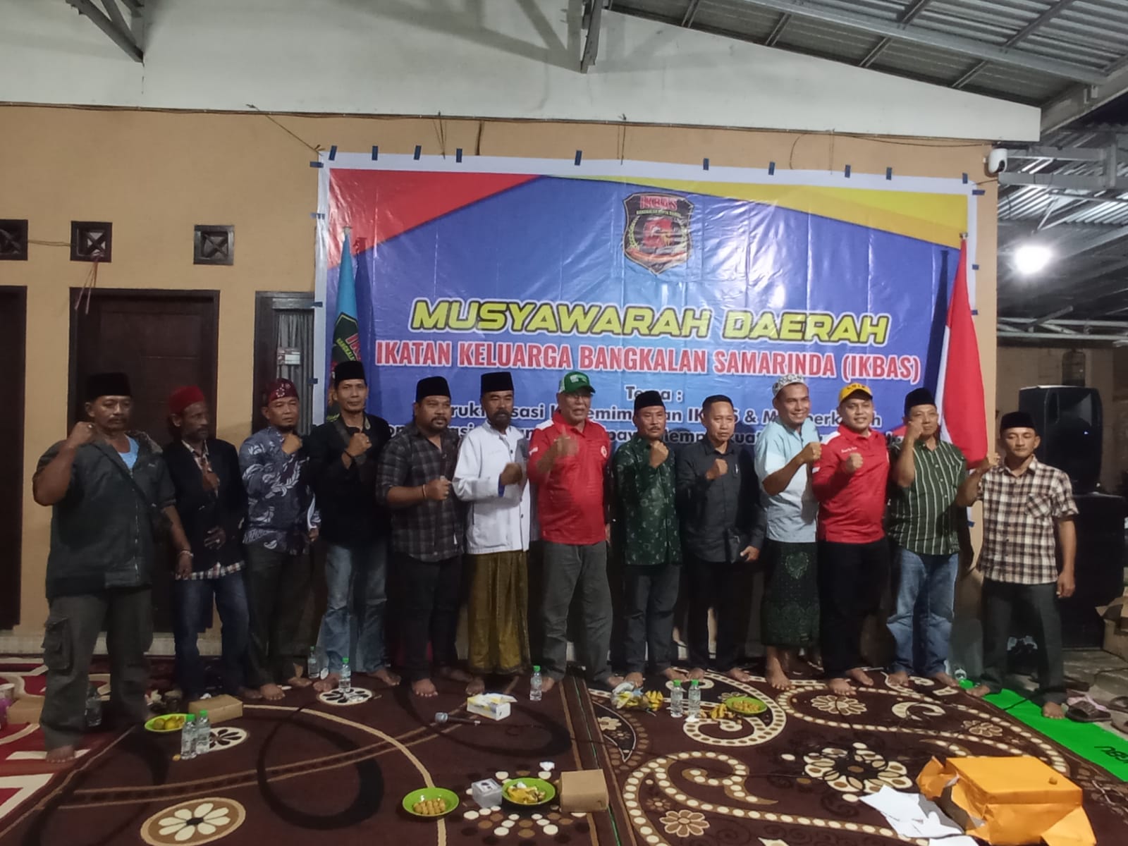 SUKSES: Tampak suasana Kegiatan Musda BPD IKBAS Samarinda berjalan aman dan lancar serta menghasilkan ketua umum terpilih Amyet Arisandy.
