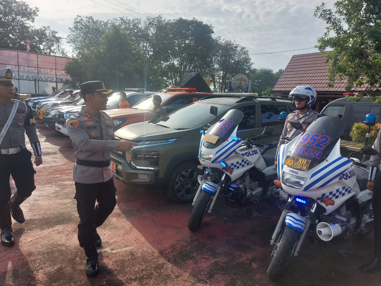 Apel Operasi Patuh Mahakam Tahun 2025 di Mapolres Kukar, Senin (14/7/2025).