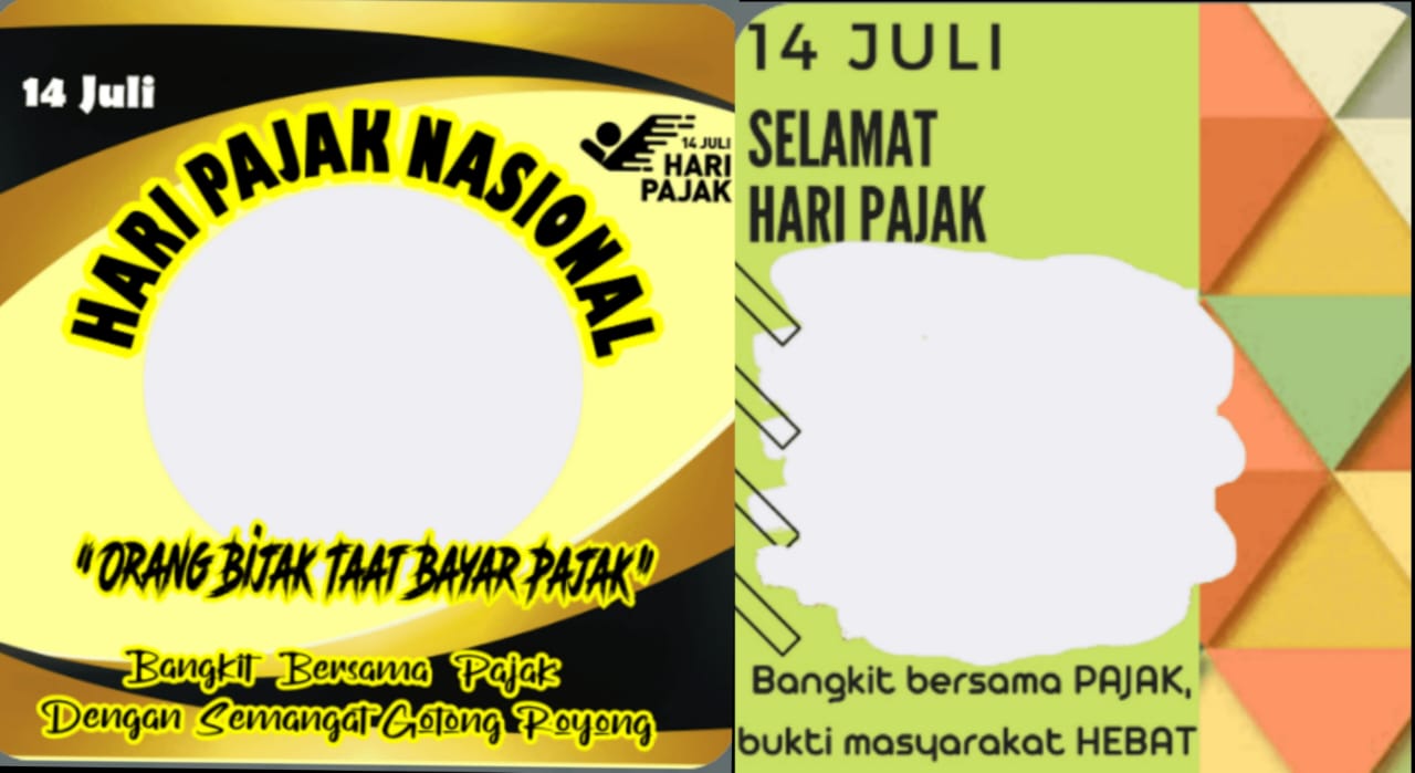 Twibbon Hari Pajak Nasional 2025.