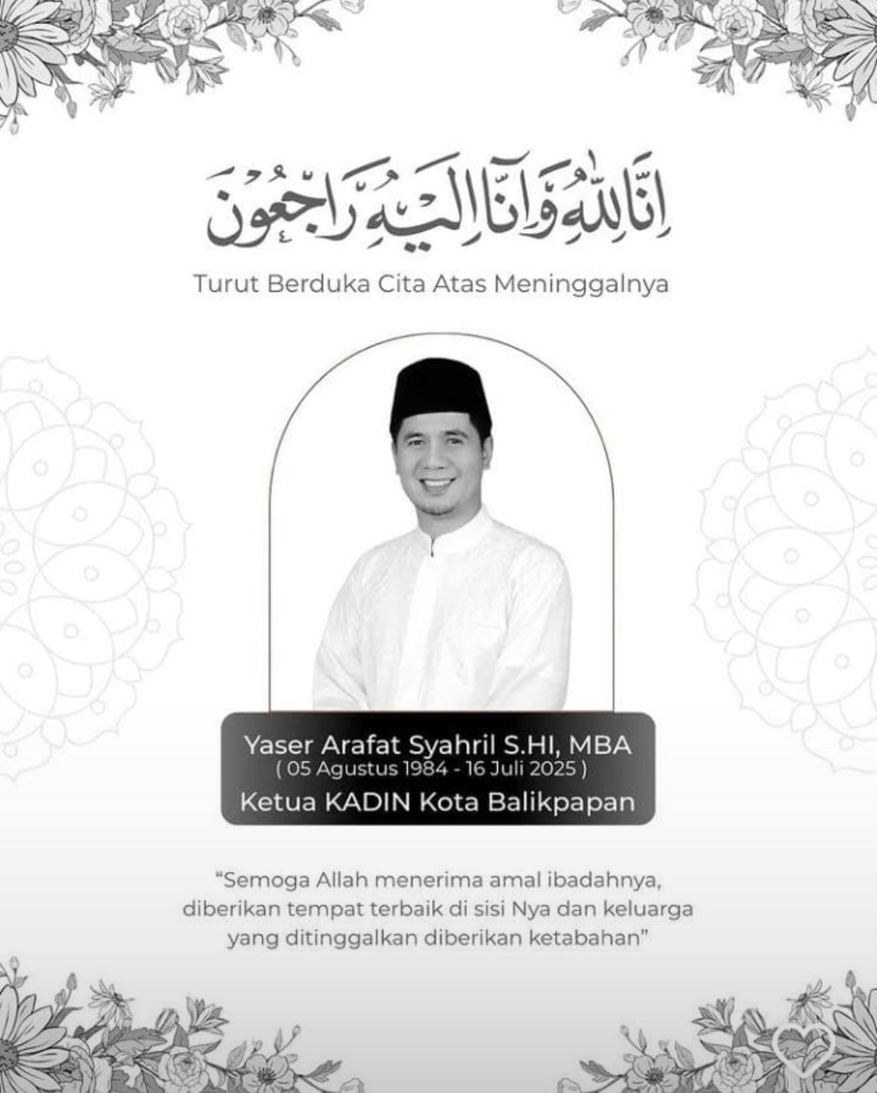 Yaser Arafat tutup usia