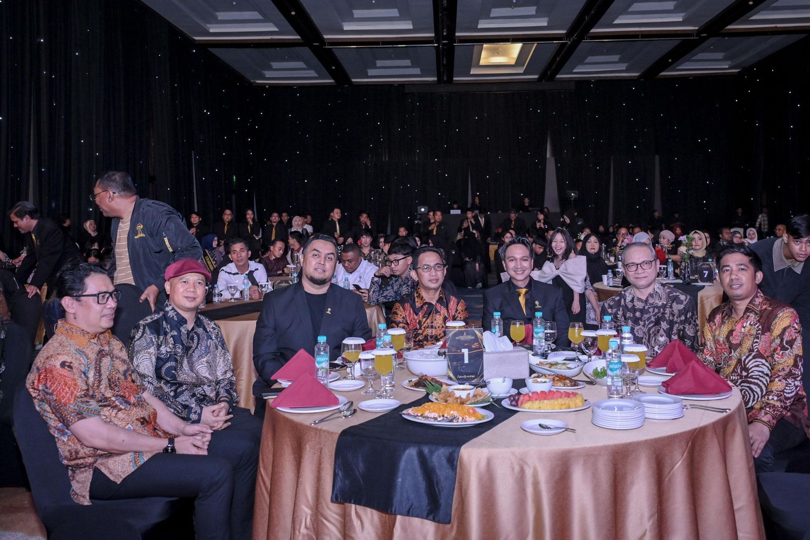Kebersamaan dengan Yaser Arafat (kedua kiri) saat pelantikan HIPMI 2024-2027.