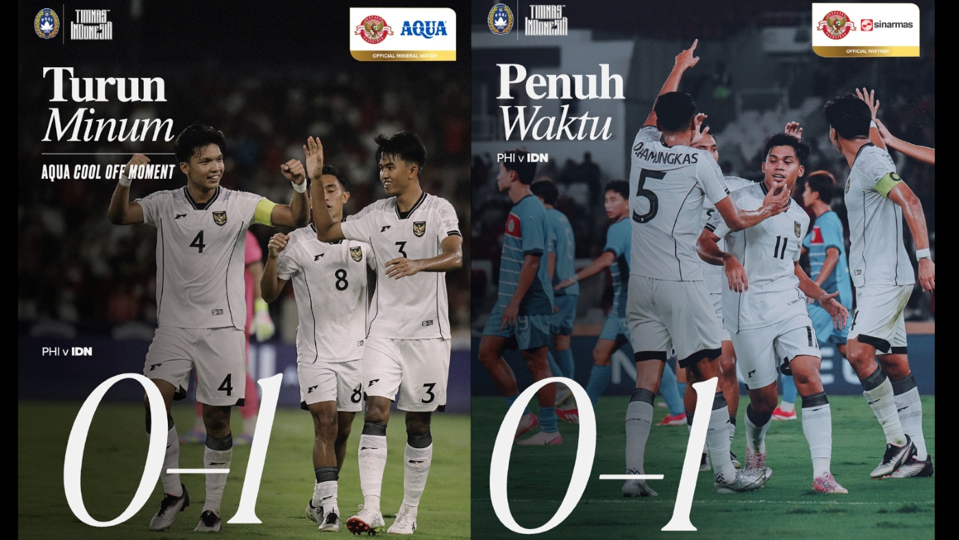 GEMILANG:Hasil Indonesia vs Filipina, Garuda Muda tambah 3 poin, Jumat, 18 Juli 2025.