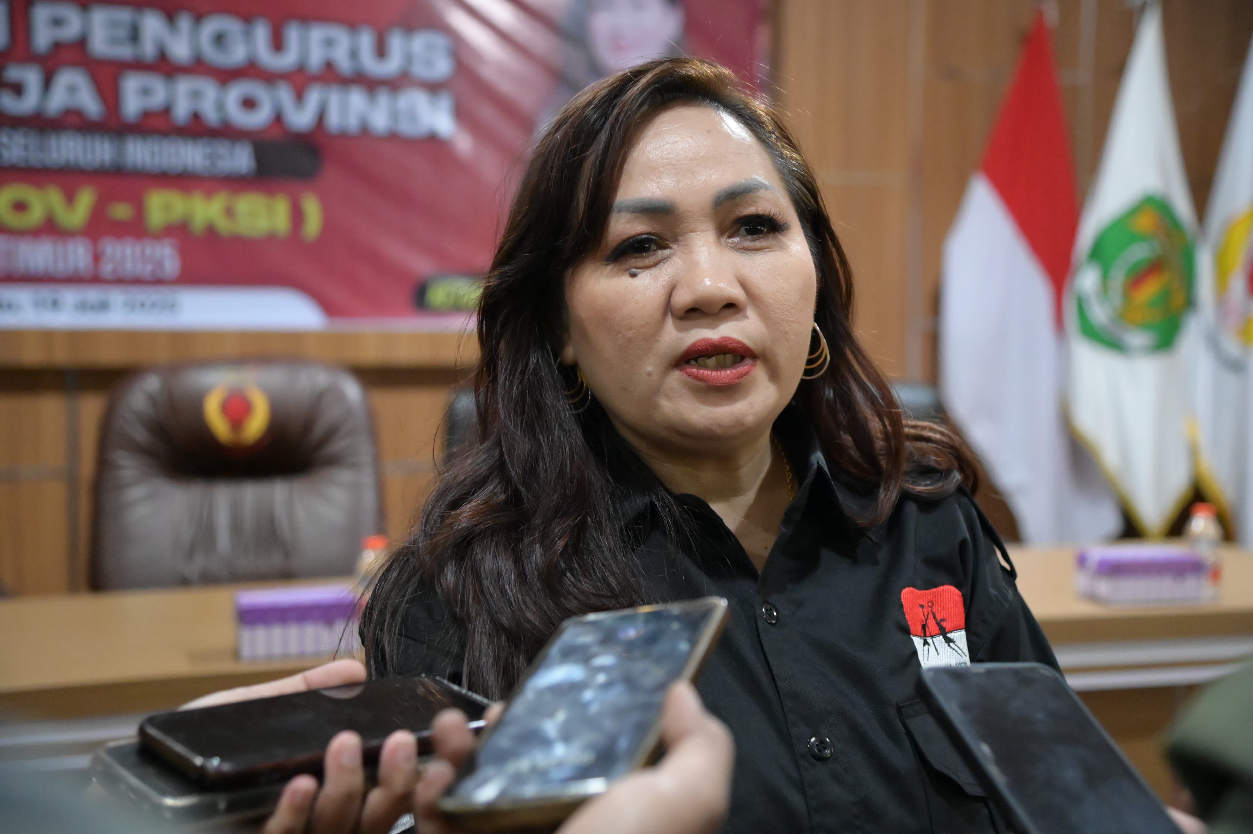 Ketua Pengprov PKSI Kaltim Charolina Laoh.
