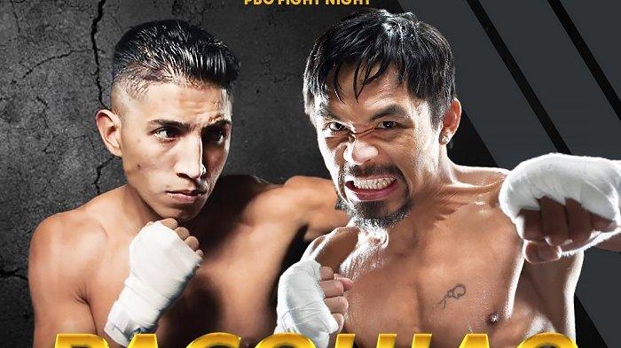 Saksikan pertandingan tinju dunia Manny Pacquiao vs Mario Barrios.