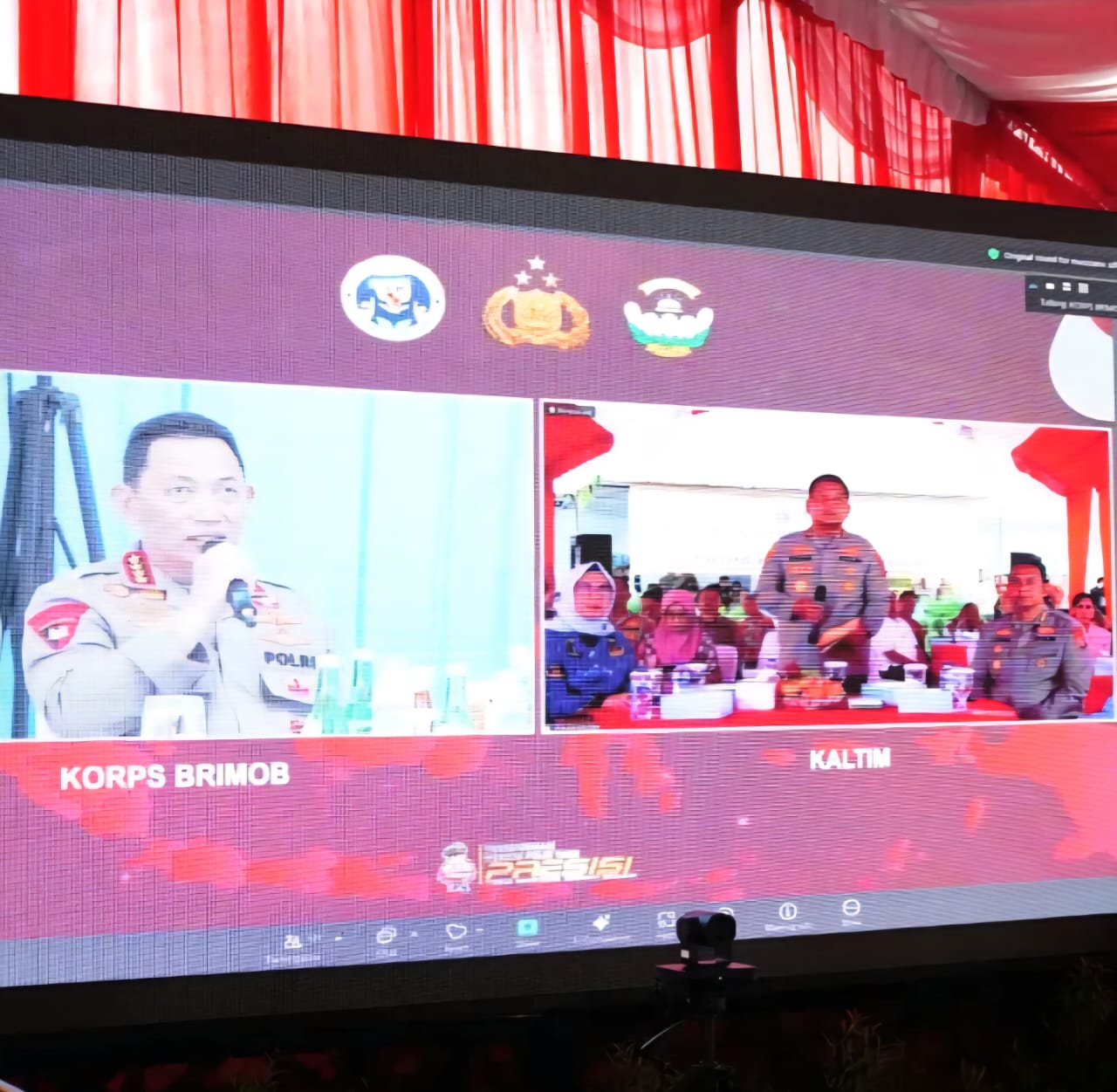 SPPG: Kapolda Kaltim Irjen Pol Endar Priantoro memaparkan SPPG Polda Kaltim saat peluncuran virtual bersama Kapolri.