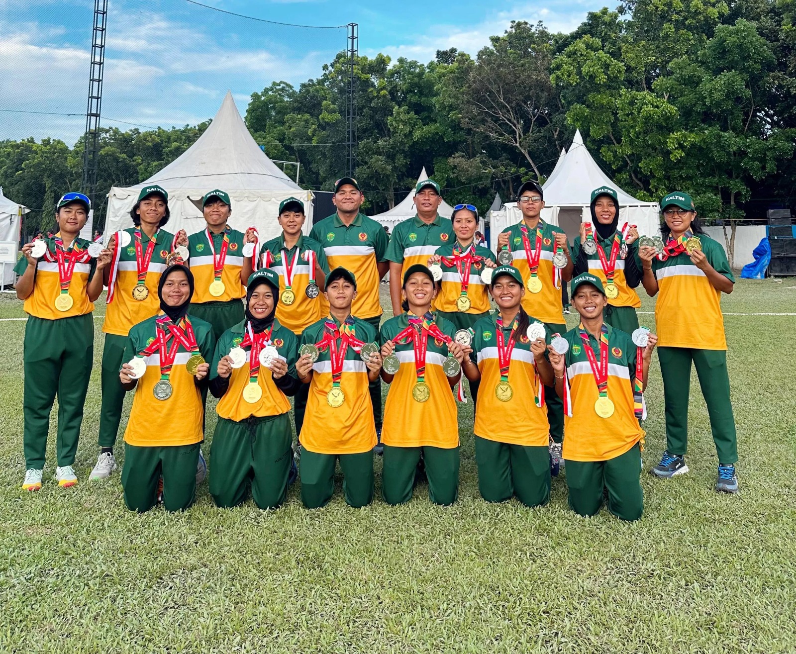 Skuad kriket Kaltim meraih 1 emas, 2 perak, dan 1 perunggu di PON XXI/2024 Aceh-Sumut.