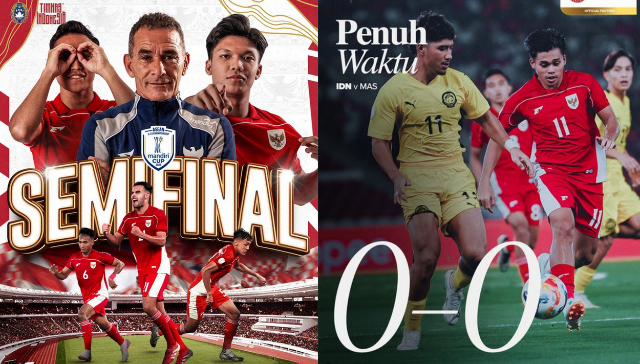 JUARA GRUP: Hasil Indonesia vs Malaysia U23 malam ini mengantarkan Garuda muda ke semifinal Piala AFF U23.