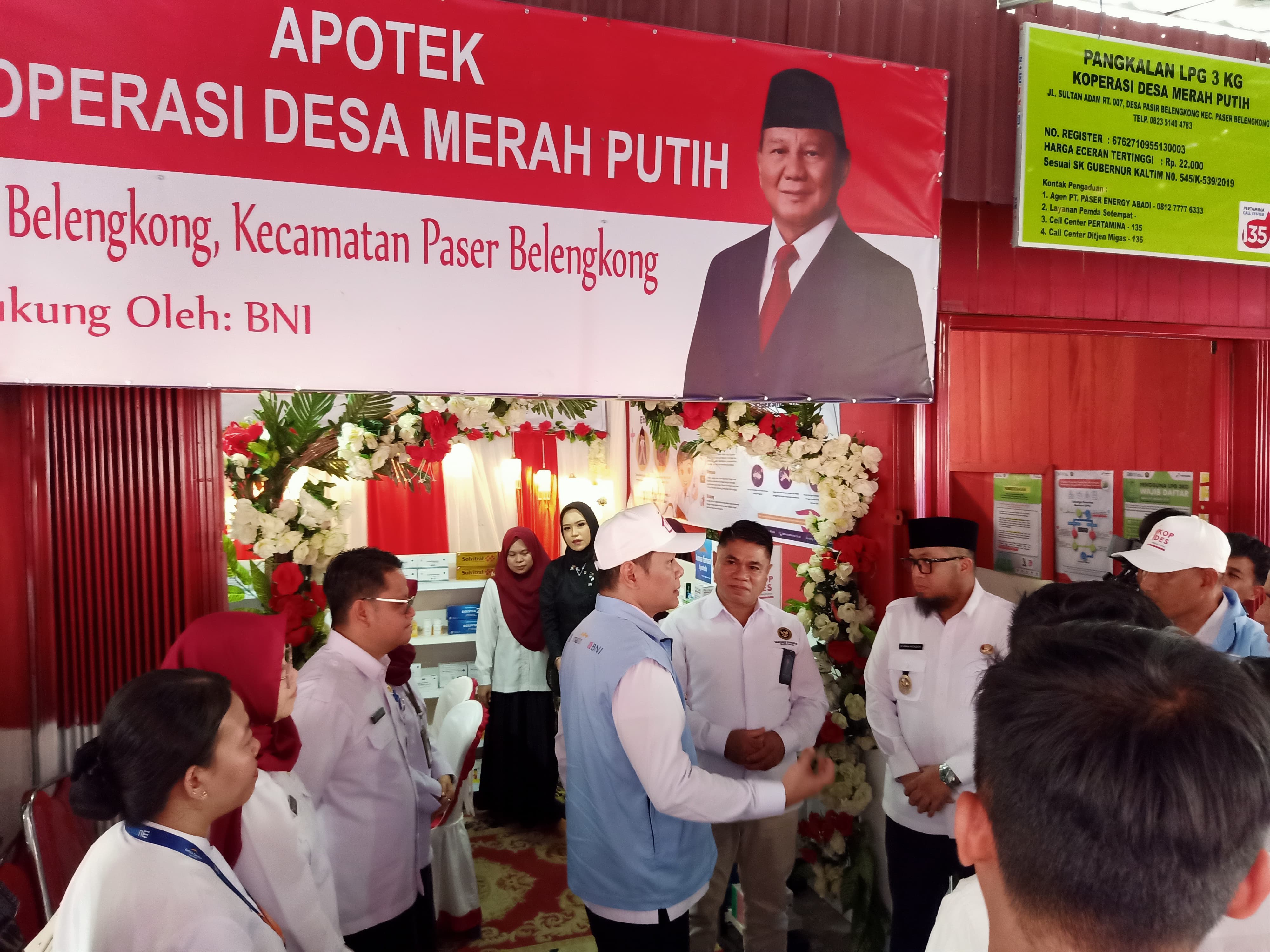 EKONOMI: Kabupaten Paser resmi memiliki Koperasi Merah Putih yang sudah beroperasi di Desa Pasir Belengkong.