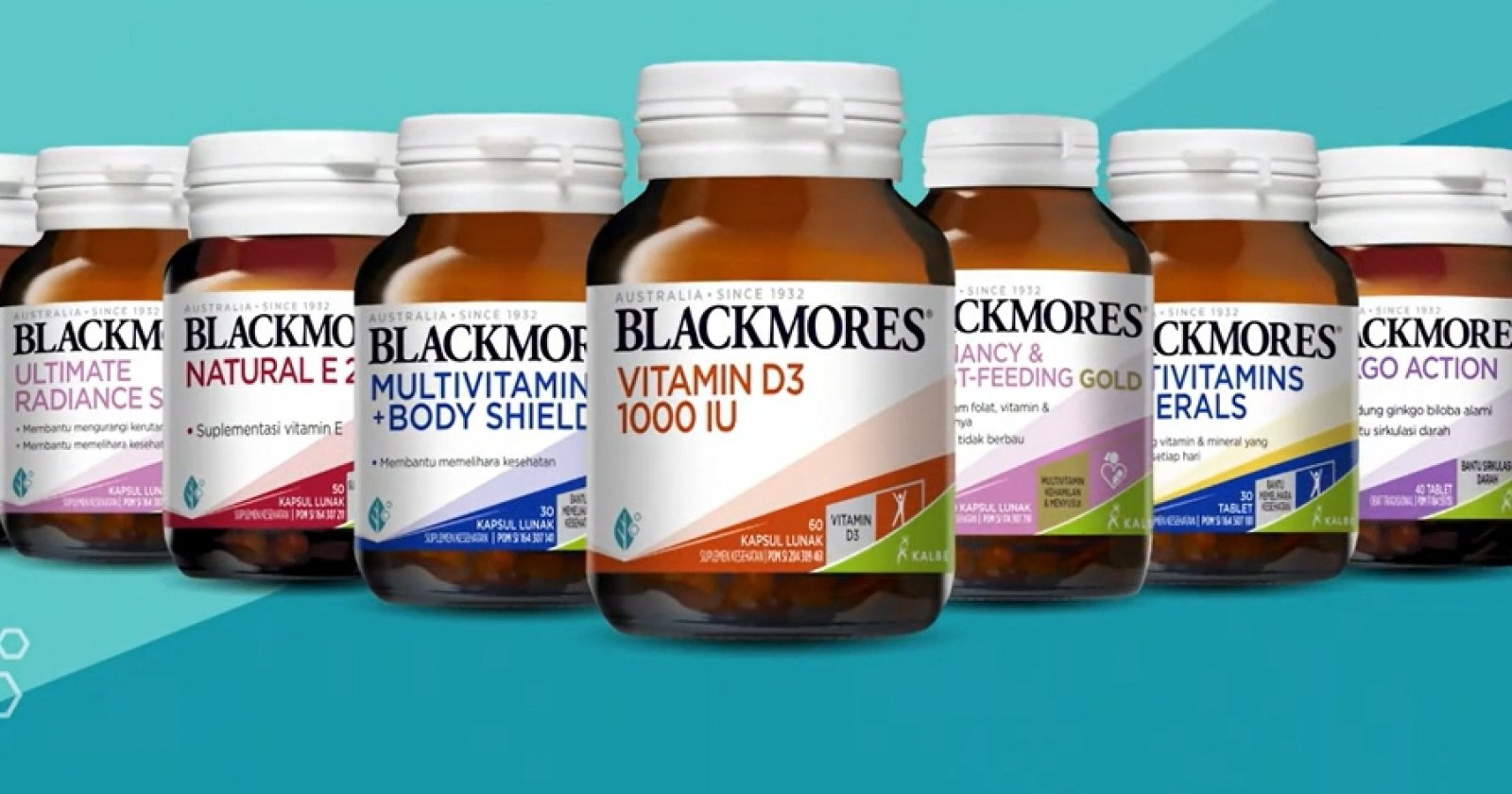 Blackmores, merek suplemen ternama.