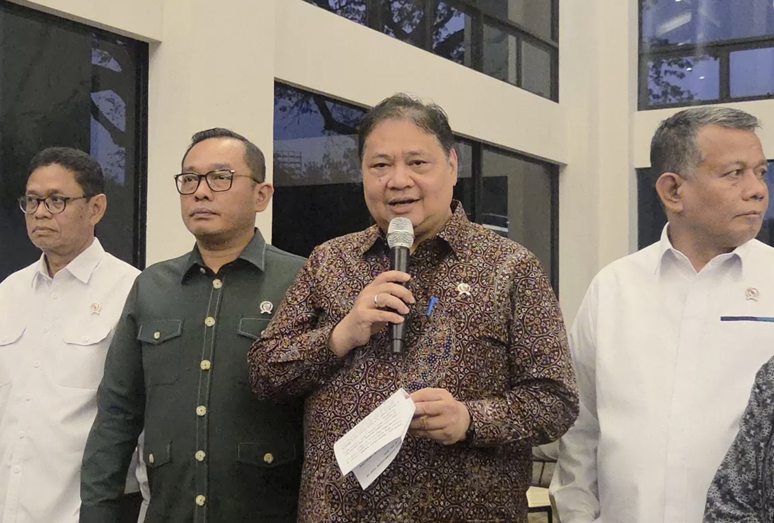 Menteri Koordinator bidang Perekonomian, Airlangga Hartarto.
