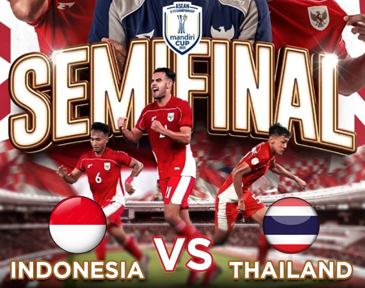 Prediksi susunan pemain Indonesia vs Thailand semifinal Piala AFF U23 2025.