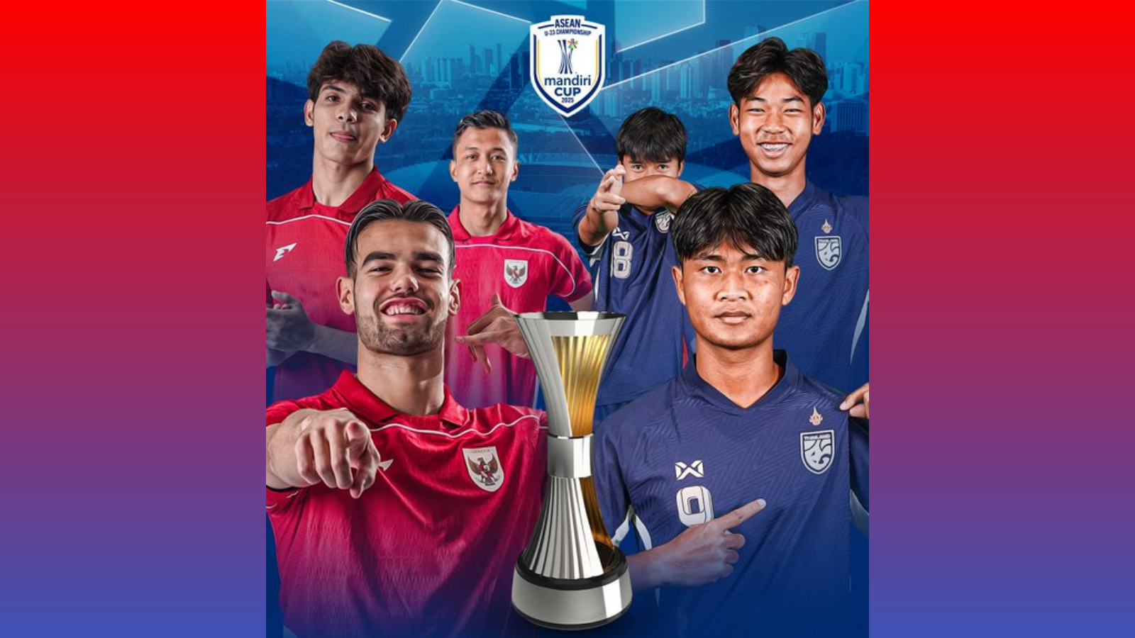 Saksikan semifinal Piala AFF U23 2025 melalui perangkat digital di link live streaming Indonesia vs Thailand.