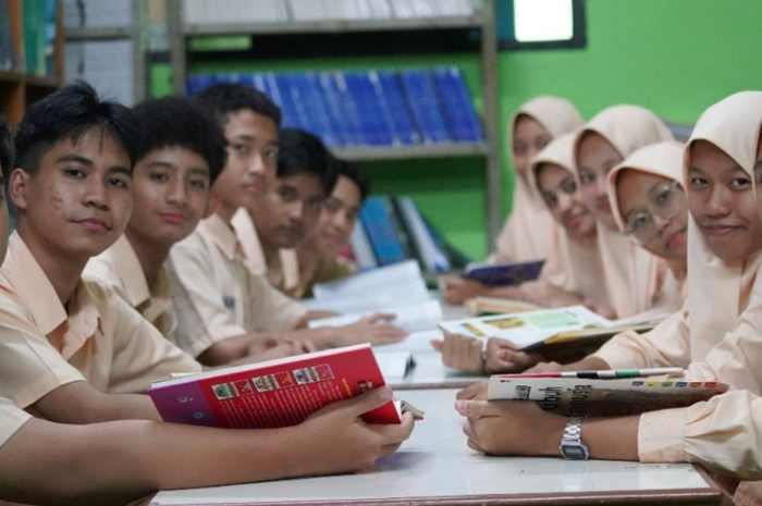 Ilustrasi siswa madrasah.