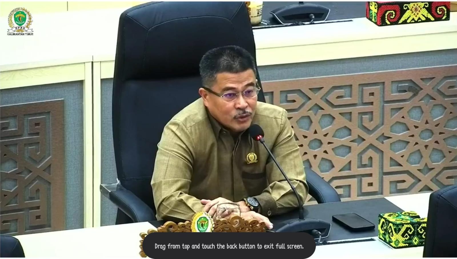 INTERUPSI: Sekretaris Komisi IV DPRD Kaltim Darlis Pattalongi mengingatkan soal sinergi eksekutif dan legislatif jelang pembahasan APBD Perubahan 2025 dan Murni 2026.