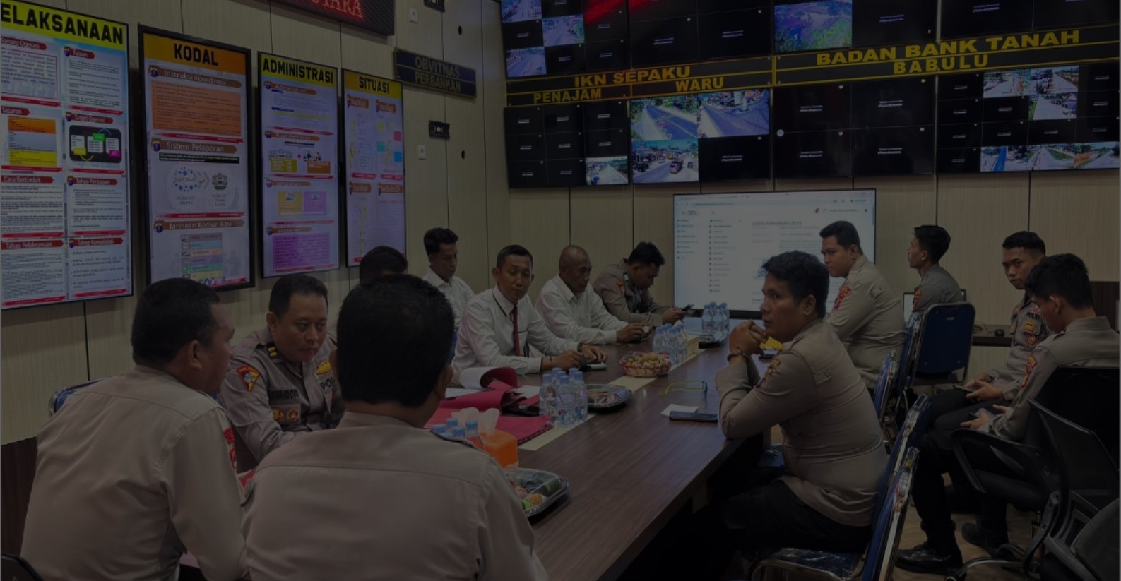 Polres PPU menerima rombongan pejabat Polda Kaltim untuk melakukan pengawasan suksesnya Operasi Antik Mahakam 2025.