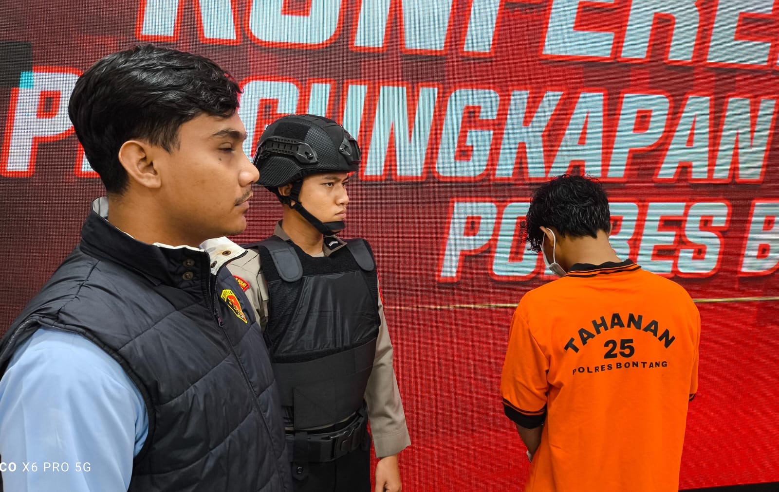 Pelaku asusila terhadap anak usia delapan tahun diringkus oleh Satreskrim Polres Bontang.