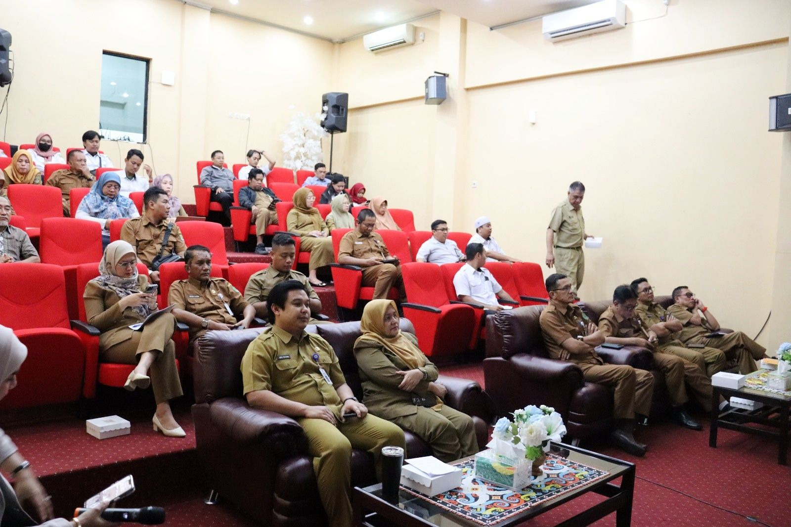 DPMPTSP Kaltim menggelar Sosialisasi Perizinan dan Non-Perizinan Kewenangan Gubernur dan Bupati/Wali Kota, Selasa (29/7).